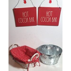 New - Rae Dunn Artisan Collection Hot Cocoa Bar Set Up